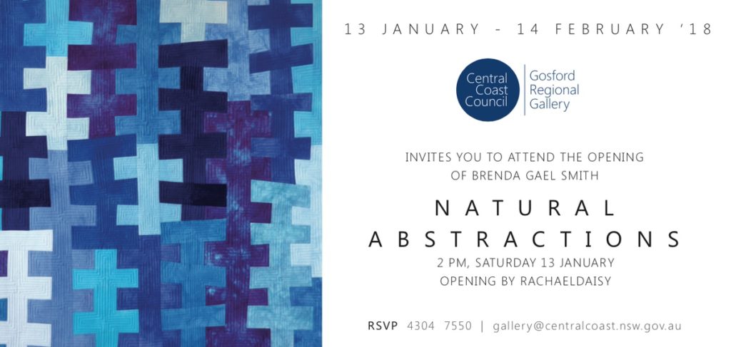 Invitation to Natural Abstractions Exhibition: Brenda Gael Smith